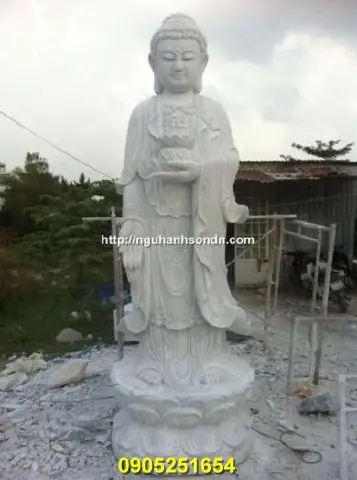 Tượng Phật A Di Đà Bằng Đá