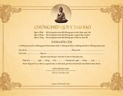 Giấy Chứng Nhận Phật Tử: Hướng Dẫn Và Thông Tin Chi Tiết
