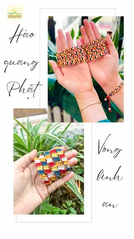 Những Chiếc Vòng Tay Bình An Mô Phỏng 5 Sắc Màu Hào Quang Của Đức Phật