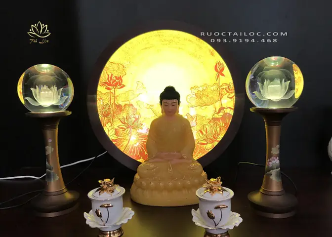 29+ Mẫu Hào Quang Trúc Chỉ Thờ Phật Đẹp Nhất