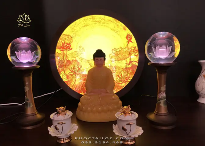 29+ Mẫu Hào Quang Trúc Chỉ Thờ Phật Đẹp Nhất