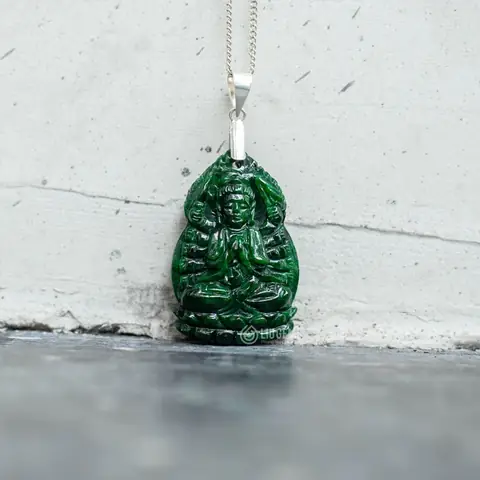 Phật Quan Âm Cẩm Thạch