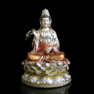 Hình Ảnh Phật Bà Quan Âm Tọa Thiền Và Đứng