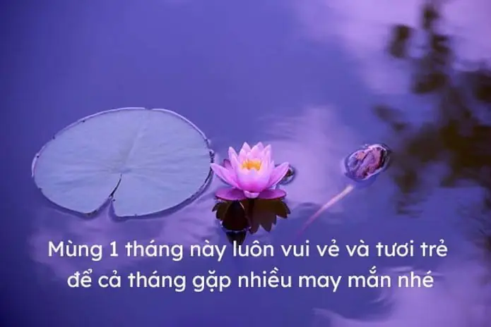 Hình Ảnh Lời Chúc Mùng 1 Đầu Tháng