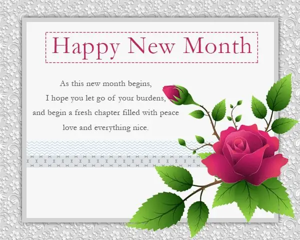 Hình Ảnh Lời Chúc Đầu Tháng Bằng Tiếng Anh