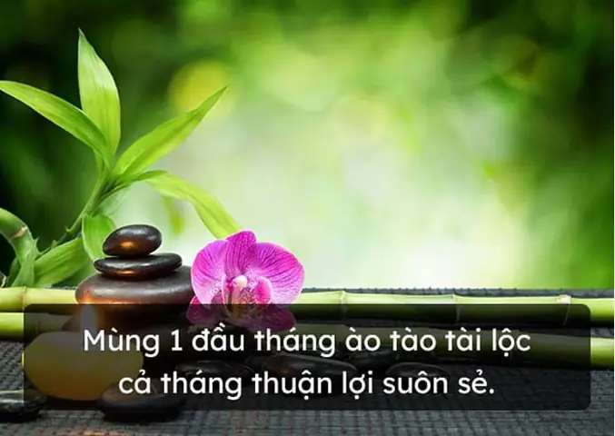Hình Ảnh Lời Chúc Mùng 1 Đầu Tháng