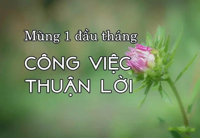 Hình Ảnh Lời Chúc Mùng 1 Đầu Tháng