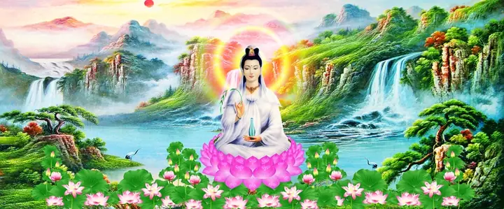 Hình Nền Phật Quan Âm Bồ Tát 3d Đẹp Nhất Cho Máy Tính