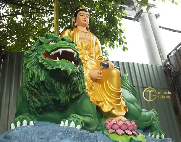 1/ Nhận Biết Tượng Văn Thù Sư Lợi Qua Hình Dáng: