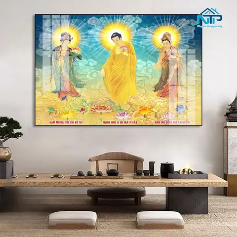 Các Mẫu Tranh Tam Thế Phật Đẹp, Trang Nghiêm Cho Không Gian Thờ ...