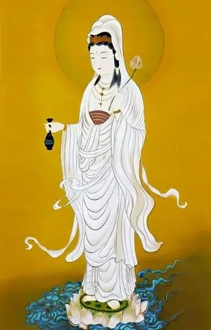 Album Ảnh Nền Phật Quan Thế Âm Bồ Tát Cầm Bình Cam Lộ Cho Iphone