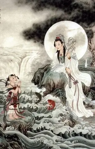 Hình Nền Phật Quan Âm Và Những Đứa Trẻ Cho Iphone