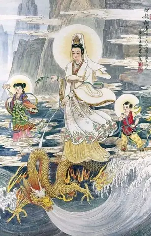 Hình Nền Phật Quan Âm Và Những Đứa Trẻ Cho Iphone