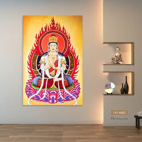 Tranh Phật Treo Tường - Đại Nhật Như Lai (147-mbo)