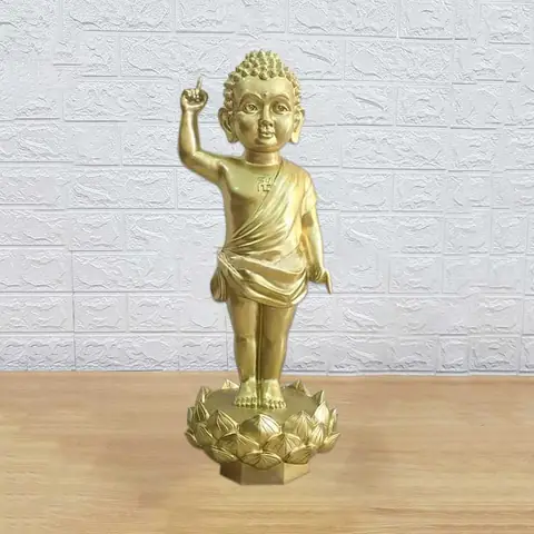 Tượng Phật Đản Sanh Bằng Đồng Vàng Cao 40cm | Tượng Đồng ...
