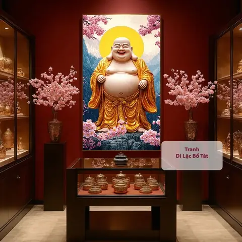 Tranh Di Lặc Bồ Tát - Hình Phật 3d Cười Đẹp Nhất 2025