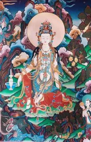 Hình Nền Phật Quan Âm Và Những Đứa Trẻ Cho Iphone