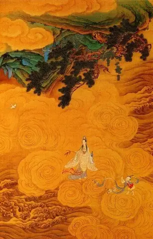 Hình Nền Phật Quan Âm Và Những Đứa Trẻ Cho Iphone