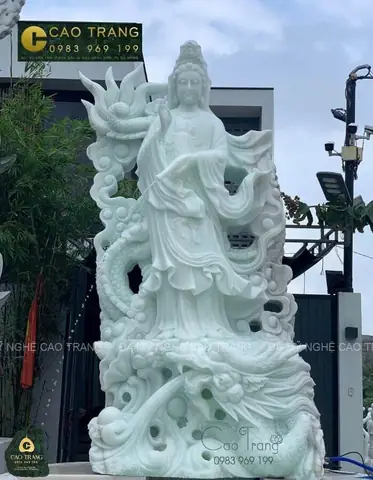 Về Hình Ảnh Tượng Phật Quan Âm Cưỡi Rồng