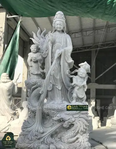 Ý Nghĩa Tượng Phật Quan Âm Cưỡi Rồng Bằng Đá