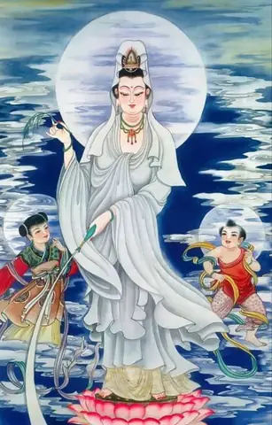 Hình Nền Phật Quan Âm Và Những Đứa Trẻ Cho Iphone