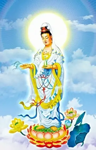 Album Ảnh Nền Phật Quan Thế Âm Bồ Tát Cầm Bình Cam Lộ Cho Iphone