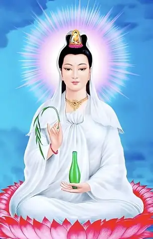 Album Ảnh Nền Phật Quan Thế Âm Bồ Tát Cầm Bình Cam Lộ Cho Iphone