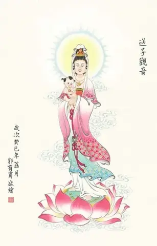 Hình Nền Phật Quan Âm Và Những Đứa Trẻ Cho Iphone