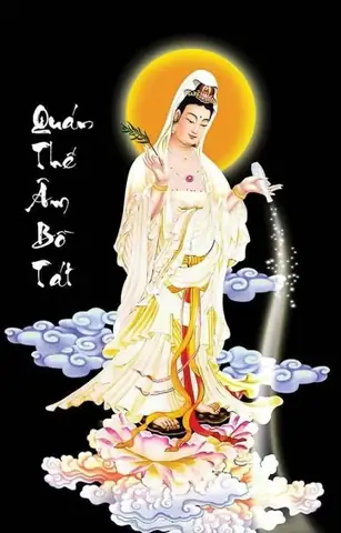 Album Ảnh Nền Phật Quan Thế Âm Bồ Tát Cầm Bình Cam Lộ Cho Iphone