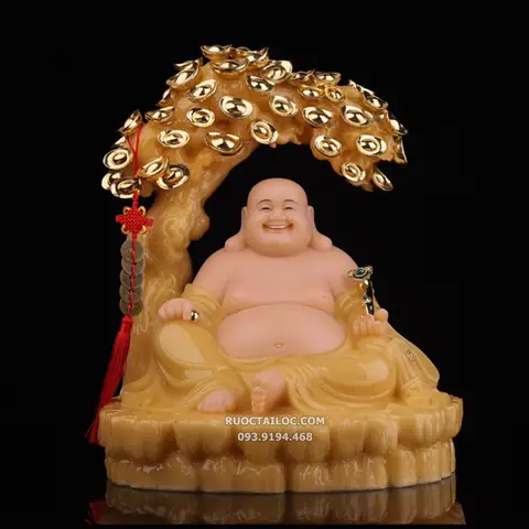 Hình Ảnh Đức Phật Di Lặc Trong Tư Thế Ngồi Nằm Thoải Mái