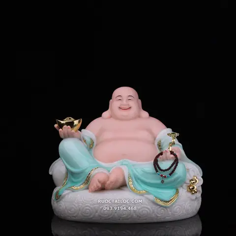 Hình Ảnh Đức Phật Di Lặc Trong Tư Thế Ngồi Nằm Thoải Mái