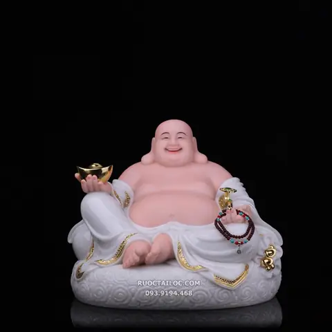 Hình Ảnh Đức Phật Di Lặc Trong Tư Thế Ngồi Nằm Thoải Mái