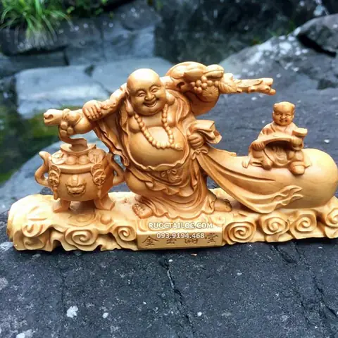 Hình Tượng Phật Di Lặc Gánh Bao Tiền