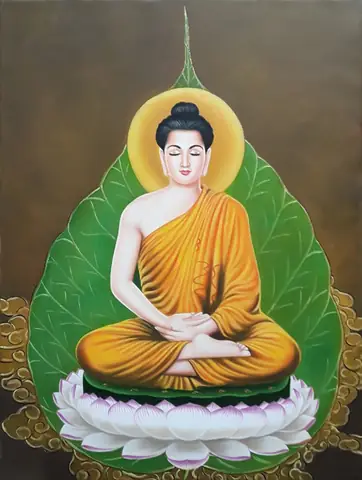 Tranh Sơn Dầu Vẽ Phật Đẹp✔️ -