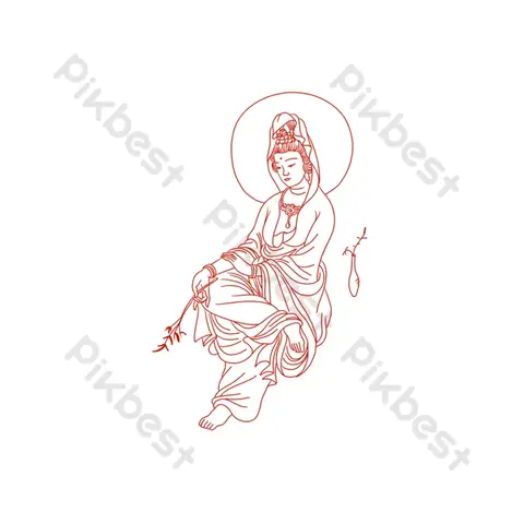 Hình Ảnh Cho Hình Vẽ Phật Quan Âm Đơn Giản: