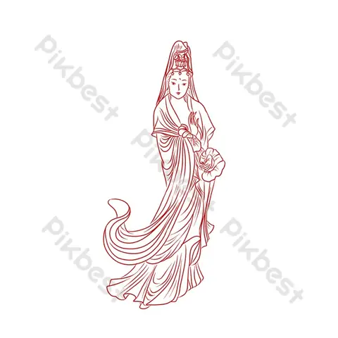 Hình Ảnh Cho Hình Vẽ Phật Quan Âm Đơn Giản: