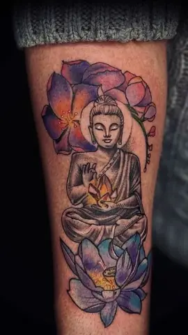 Hình Xăm Hoa Sen Phật Giáo Truyền Thống