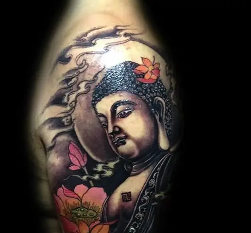 Hình Xăm Hoa Sen Phật Giáo Truyền Thống