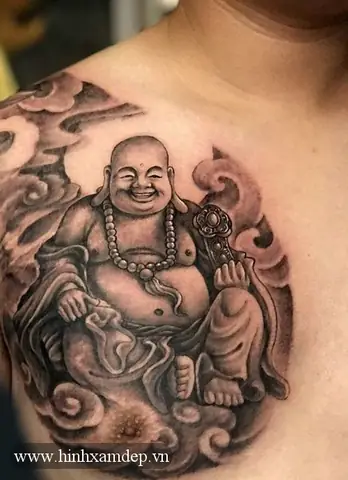 Cùng Khám Phá Hình Xăm Ông Phật Di Lặc Đầy Phong Cách Và Hiện Đại