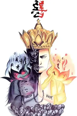 Những Hình Xăm Phật Mặt Quỷ Độc Đáo Và Nổi Bật Nhất