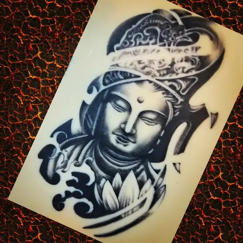 Hình Ảnh Cho Hình Xăm Mặt Phật: