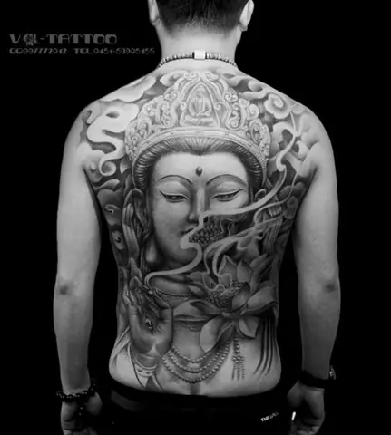 Hình Ảnh Cho Hình Xăm Bít Lưng Phật: