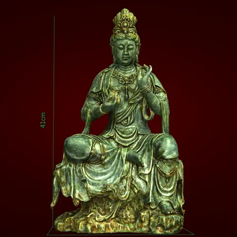 Hình Ảnh Cho Hình Xăm Phật Đại Thế Chí Bồ Tát: