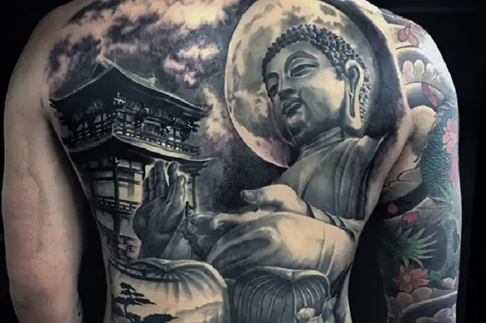 Hình Ảnh Cho Hình Xăm Phật Đại Thế Chí Bồ Tát: