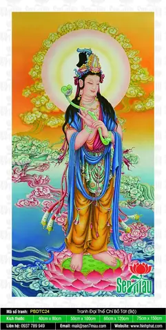 Hình Ảnh Cho Hình Xăm Phật Đại Thế Chí Bồ Tát: