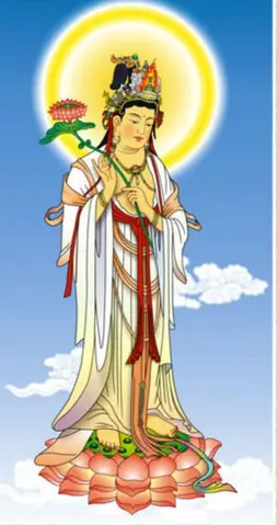 Hình Ảnh Cho Hình Xăm Phật Đại Thế Chí Bồ Tát: