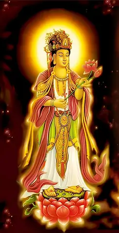 Hình Ảnh Cho Hình Xăm Phật Đại Thế Chí Bồ Tát: