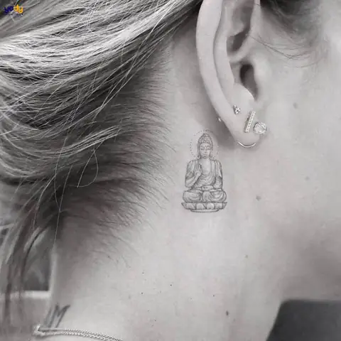 Hình Xăm Phật Mini