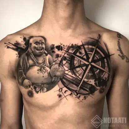 Một Số Mẫu Hình Xăm Phật Di Lặc Đẹp Và Vị Trí Xăm Thích Hợp