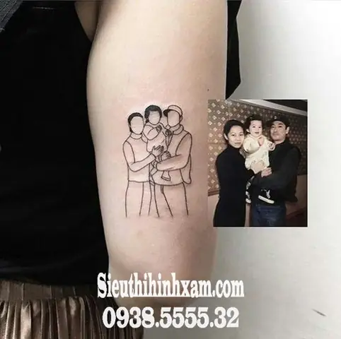 Sưu Tập Hình Xăm Khung Ảnh Gia Đình Đầy Cảm Xúc Và Ý Nghĩa
